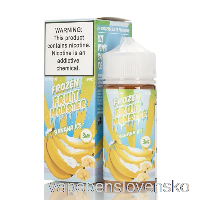 ľadový Banán - Mrazené Ovocie Monštrum - 100ml 0mg Vape Slovensko